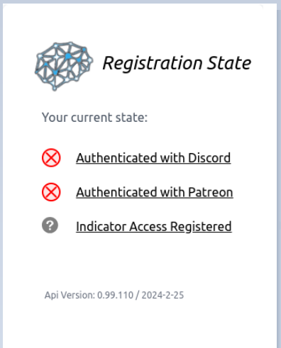 Indicator Registration Form - part 1